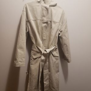 Oversized trench coat jacket